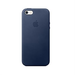Оригинальный чехол-накладка Apple Leather Case кожаный для iPhone SE - фото 13147