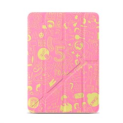 Чехол-книжка Ozaki O!coat Relax для iPad 9.7" (2017/2018)/ iPad Air   Розовый (OC113PK) - фото 13556