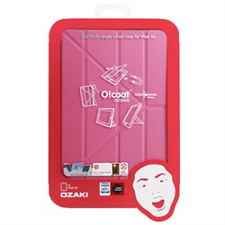 Оригинальный чехол-книжка Ozaki O!Coat Slim-Y 360° для  iPad 9.7" (2017/2018)/ iPad Air  Красный (OC110RD) - фото 13621