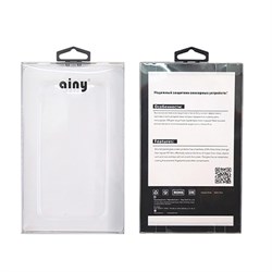 Защитное стекло Ainy Tempered Glass 3D для iPhone 6/6s на весь экран с закруглением (Цвет: Черный, толщина 0.33 мм) - фото 14916