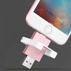 Флэш-память Rock Flash Drive MFI для iPhone 32gb (Цвет: Серый) - фото 15199