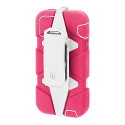 Защитный чехол-накладка Griffin для iPod Touch 4 (Цвет: Розовый/белый) - фото 15461