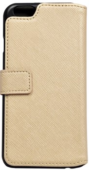 Чехол-книжка Guess для iPhone 6/6s plus Studded Booktype Cream (Цвет: Бежевый) - фото 15927