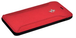 Чехол-накладка Ferrari для iPhone 6/6s plus F12 Booktype Red (Цвет: Красный) - фото 16432