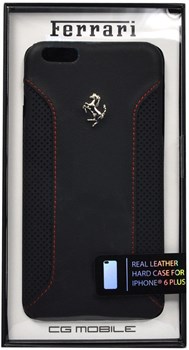 Чехол-накладка Ferrari для iPhone 6/6s plus F12 Hard Black (Цвет: Чёрный) - фото 16462