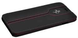 Чехол-флип Ferrari для iPhone 6/6s plus Montecarlo Flip Black (Цвет: Чёрный) - фото 16518