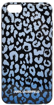 Чехол-накладка Karl Lagerfeld для iPhone 6/6s plus Camouflage Hard Blue (Цвет: Синий) - фото 16567