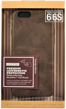 Чехол-накладка Uniq Outfitter для iPhone 6/6s + стикер для магнита (Цвет: Коричневый) - фото 16933