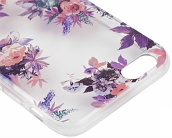 Чехол-накладка Guess для iPhone 6/6S BLOSSOM Hard TPU Transparent Flower (Дизайн: Цветы) - фото 17047