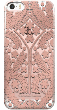 Чехол-накладка Lacroix для iPhone 5S/SE Paseo transparent Hard Rose gold (Цвет: Розовое золото) - фото 17138
