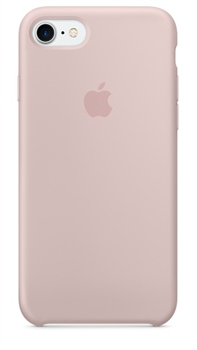 Оригинальный силиконовый чехол-накладка Apple для iPhone 7/8, цвет «розовый песок»  (MMX12ZM/A) - фото 17281