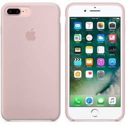 Оригинальный силиконовый чехол-накладка Apple для iPhone 7 Plus/8 Plus, цвет «розовый песок»  (MMT02ZM/A) - фото 17818