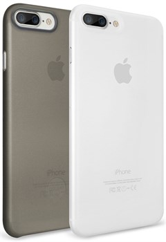 Набор из двух чехлов-накладок Ozaki 0.4 Jelly для iPhone 7 Plus.«Цвет: прозрачный и черный.» (OC723CK) - фото 18456