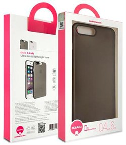 Чехол-накладка Ozaki O!coat 0.4 Jelly для iPhone 7 Plus/8 Plus   «Цвет: Черный» (OC746BK) - фото 18492