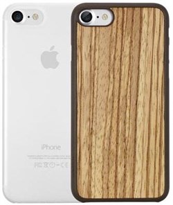 Чехол-накладка Ozaki O!coat 0.3+Bumper для iPhone 7/8,   «Цвет: Ozaki Jelly: прозрачный/Ozaki Wood: бежево-коричневый» (OC721ZC) - фото 18521