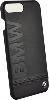 Чехол-накладка BMW для iPhone 7 Plus/8 Plus  Signature Logo imprint Hard Leather,  Цвет «Черный» (BMHCP7LLLSB) - фото 18574