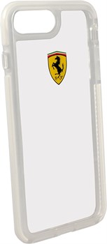 Чехол-накладка Ferrari для iPhone 7 Plus/8 Plus  Shockproof Hard PC Transparent, Цвет «Прозрачный» (FEGLHCP7LTR) - фото 18621