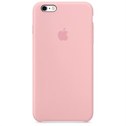 Оригинальный силиконовый чехол-накладка Apple для iPhone 6/6s цвет «Розовый» (MM622ZM/A) - фото 19150
