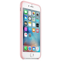 Оригинальный силиконовый чехол-накладка Apple для iPhone 6/6s цвет «Розовый» (MM622ZM/A) - фото 19156