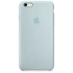 Оригинальный силиконовый чехол-накладка Apple для iPhone 6/6s цвет «бирюзовый» (MLCW2ZM/A) - фото 19320