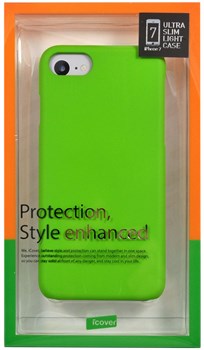 Чехол-накладка iCover iPhone 7/8 Rubber, цвет «зеленый» (IP7R-RF-LG) - фото 20583