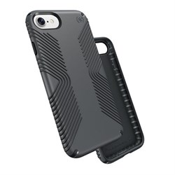 Чехол-накладка Speck Presidio Grip для iPhone 7/8,  цвет "черный/серый" (79987-5731) - фото 20723