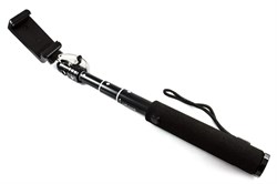 Монопод для селфи USAMS USAMS Wired Selfie Stick с кабелем AUX 3.5mm и встроенной кнопкой, цвет "черный" - фото 21045