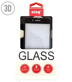 Защитное стекло Ainy Tempered Glass 2.5D 0.2 мм для iPhone 7 Plus (Весь экран, 3D, черное) AF-A1012A/AF-A563A - фото 21092