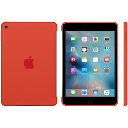 Чехол-накладка Apple Silicone Case для iPad mini 4, цвет "Оранжевый" (MLD42ZM/A) - фото 21818