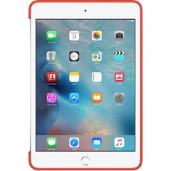 Чехол-накладка Apple Silicone Case для iPad mini 4, цвет "Оранжевый" (MLD42ZM/A) - фото 21821