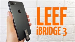 Флэш-память Leef iBridge 3 256Гб USB 3.1 - Lightning, цвет "черный" (LIB3CAKK256R1) - фото 22200