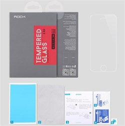 Защитное стекло Rock Tempered Glass Screen Protector 2.5D для iPhone 6/6s (Стандарт 0.3 мм) - фото 22233