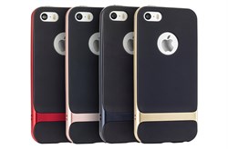 Чехол-накладка Rock Royce Case для iPhone 5/5s/SE, цвет "розовое золото" - фото 22250
