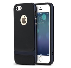 Чехол-накладка Rock Royce Case для iPhone 5/5s/SE, цвет "синий" - фото 22268