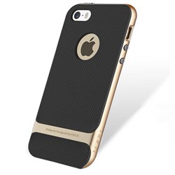 Чехол-накладка Rock Royce Case для iPhone 5/5s/SE, цвет "золотой" - фото 22280