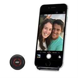 Кнопка-пульт "HISY" спуска камеры для IOS и Android+подставка (цвет "черный") - SC-100/HN226 - фото 22464
