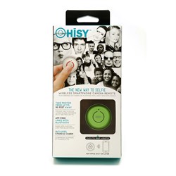 Кнопка-пульт "HISY" спуска камеры для IOS и Android (цвет "зелёный") - H220-G - фото 22482