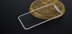 Защитное стекло Litu Glossy для Apple iPhone X (цвет белый) - фото 23152