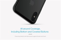 Чехол-накладка Just Mobile TENC для iPhone X (цвет прозрачный) - фото 23220