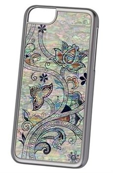 Чехол-накладка iCover iPhone 6/6s Mother of Pearl 08, дизайн "цветы" (IP6/4.7-MP-SL/FL01) - фото 23541