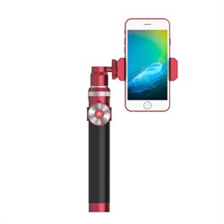 Монопод Noosy King Kong Selfie Stick, премиальный набор 3 в 1, цвет "красный" (BR12) - фото 23650