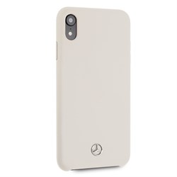 Чехол-Накладка Mercedes iPhone XR Silicone line Hard, "Beige" (MEHCI61SILBE) - фото 25026