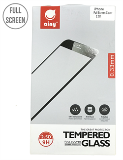 Защитное стекло Ainy Full Screen Cover 0.2 мм для iPhone 7/8 (Матовое, Защищает весь экран 3D, цвет "белый") - фото 25403