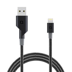 Кабель Nonda ZUS Lightning to USB Carbon Fiber Edition 120 см, Разъём USB прямой (ZULCBK4SC) - фото 25730