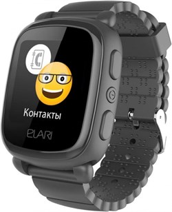 Elari KidPhone 2 часы-телефон, черные (KP-2-BLACK) - фото 25758