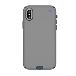 Чехол-накладка Speck Presidio Sport для iPhone X/XS, цвет "серый/синий/серый" (104443-6684) - фото 25839