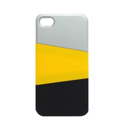 ПЛАСТИКОВЫЙ ЧЕХОЛ VERUS TRIPLEX CASE (GRAY/ORANGE/BLACK) ДЛЯ IPHONE 4 / 4S