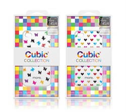 Чехол More Cubic Collection Heart для iPhone 4 4s