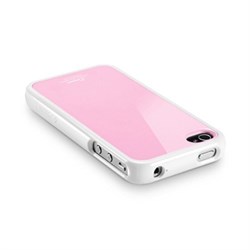 Пластиковый чехол SGP Linear Color Series Case Pink/White для iPhone 4/4s