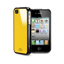 Пластиковый чехол SGP Linear Color Series Case Orange/Black для iPhone 4/4s
